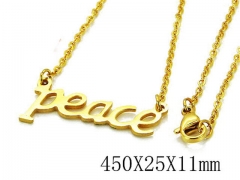 HY Stainless Steel 316L Necklaces-HYC03N0163KLA