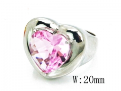 HY Stainless Steel Big-Crystal Rings-HYC30R0581PA