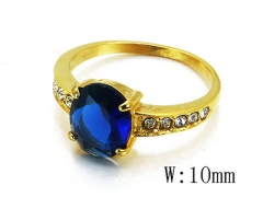 HY Stainless Steel Big-Crystal Rings-HYC45R0239HEE