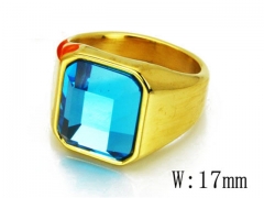 HY Stainless Steel Big-Crystal Rings-HYC45R0075HHX