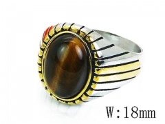 HY Stainless Steel Big-Crystal Rings-HYC17R0133HJW