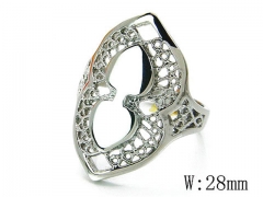 HY 316L Stainless Steel Hollow Rings-HYC46R0902PW