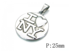 HY 316L Stainless Steel Pendant-HY54P0043JLF