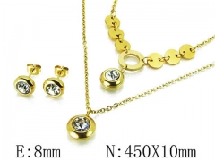 HY 316L Stainless Steel jewelry CZ Set-HY59S1384HUU