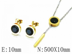 HY 316L Stainless Steel jewelry CZ Set-HY59S1269NL