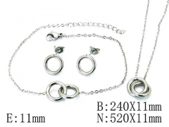 HY 316 Stainless Steel jewelry Set-HY59S1244OD