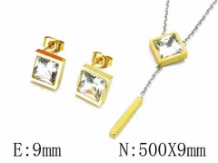 HY 316L Stainless Steel jewelry CZ Set-HY59S1261NL