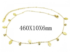 HY Wholesale 316L Stainless Steel Necklace-HY54N0376HIQ