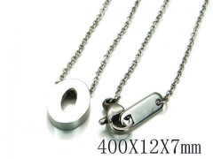 HY Wholesale 316L Stainless Steel Font Necklace-HY93N0015JLW