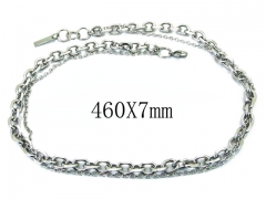 HY Wholesale 316L Stainless Steel Necklace-HY81N0355OA