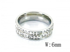 HY Wholesale 316L Stainless Steel Rings-HY23R0075KL