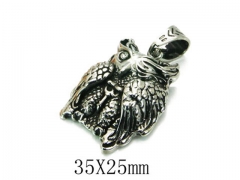 HY 316L Stainless Steel Animal Pendant-HY22P0127HJZ