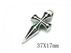 HY 316L Stainless Steel Cross Pendants-HY22P0416HID