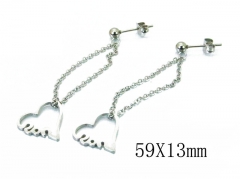 HY Wholesale 316L Stainless Steel Earrings-HY80E0491KL