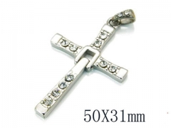 HY 316L Stainless Steel Cross Pendants-HY22P0460HLQ