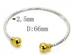 HY Wholesale 316L Stainless Steel Bangle-HY58B0211MW