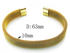 HY Stainless Steel 316L Bangle (Steel Wire)-HY81B0100HID