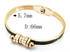 HY Wholesale 316L Stainless Steel Bangle-HY80B0954HNX