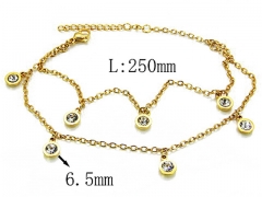 HY Stainless Steel 316L CZ Necklaces-HY21B0001PL