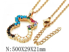 HY Stainless Steel 316L Necklaces (Bear Style)-HY90N0039HMT