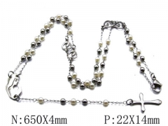 HY Wholesale Stainless Steel 316L Necklaces (Religion Style)-HY55N0165H00