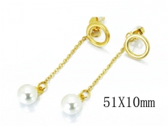 HY Wholesale 316L Stainless Steel Earrings-HY59E0654KLT