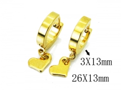 HY Wholesale 316L Stainless Steel Earrings-HY67E0291JA