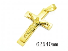 HY 316L Stainless Steel Cross Pendants-HY08P0814NZ