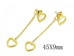 HY Wholesale 316L Stainless Steel Earrings-HY59E0664KLR