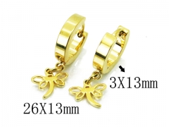 HY Wholesale 316L Stainless Steel Earrings-HY67E0289JW