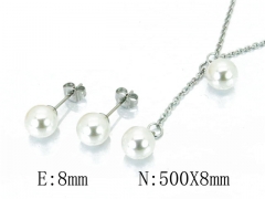 HY Stainless Steel jewelry Pearl Set-HY59S1403KL