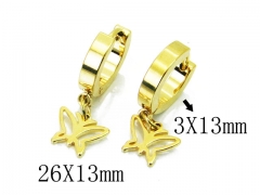 HY Wholesale 316L Stainless Steel Earrings-HY67E0287JE