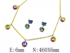 HY 316L Stainless Steel jewelry CZ Set-HY59S1363OL