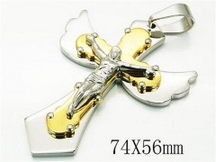 HY 316L Stainless Steel Cross Pendants-HY08P0696PR