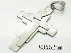 HY 316L Stainless Steel Cross Pendants-HY08P0688HHW