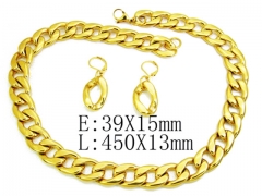 HY Wholesale 316L Stainless Steel jewelry Popular Set-HY70S0015I50