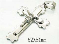 HY 316L Stainless Steel Cross Pendants-HY08P0725HHE