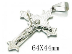 HY 316L Stainless Steel Cross Pendants-HY08P0742NC