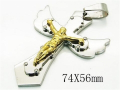 HY 316L Stainless Steel Cross Pendants-HY08P0695PE