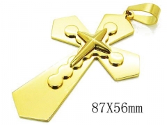 HY 316L Stainless Steel Cross Pendants-HY08P0677HJD