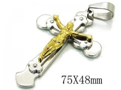 HY 316L Stainless Steel Cross Pendants-HY08P0730HTT