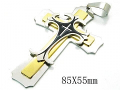 HY 316L Stainless Steel Cross Pendants-HY08P0634HJA