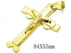 HY 316L Stainless Steel Cross Pendants-HY08P0719HJW