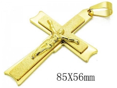 HY 316L Stainless Steel Cross Pendants-HY08P0703HJS