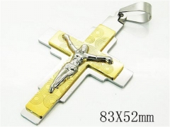 HY 316L Stainless Steel Cross Pendants-HY08P0691HJR