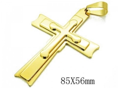 HY 316L Stainless Steel Cross Pendants-HY08P0641HJB