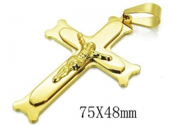 HY 316L Stainless Steel Cross Pendants-HY08P0740HJZ