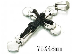 HY 316L Stainless Steel Cross Pendants-HY08P0731HEE