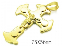 HY 316L Stainless Steel Cross Pendants-HY08P0716HJX