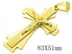 HY 316L Stainless Steel Cross Pendants-HY08P0704HJD